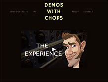 Tablet Screenshot of demoswithchops.com